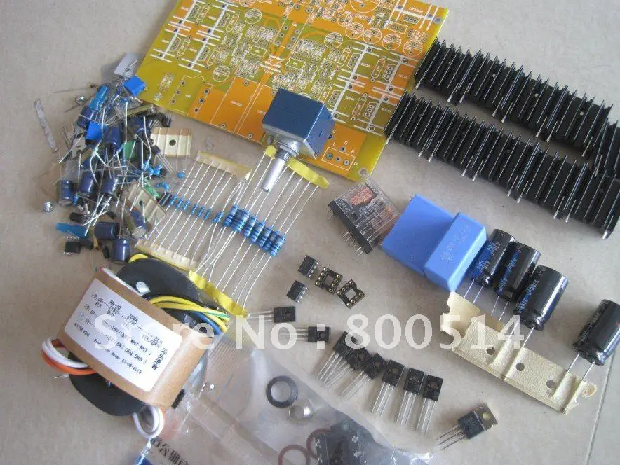 Комплект усилителя для наушников класса А DIY HV4 + потенциометр Bule ALPS Трансформатор