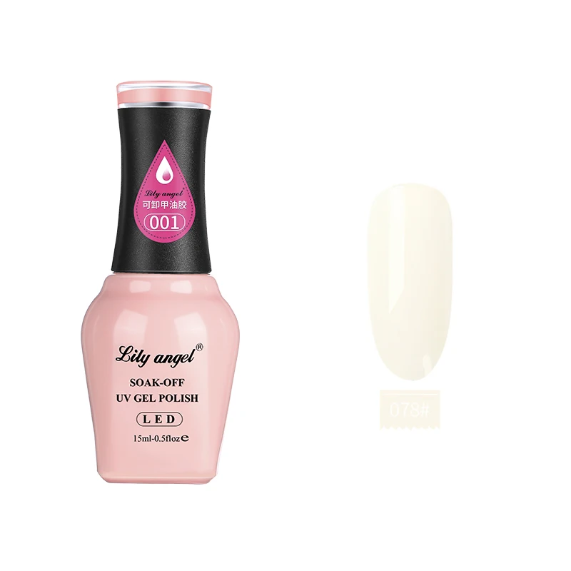 78 Lily Angel УФ-гель для ногтей 15 мл Nude Soak Off отполированный Гель-лак Декоративный Лак для ногтей 140 Цветов 73-108 - Цвет: 78