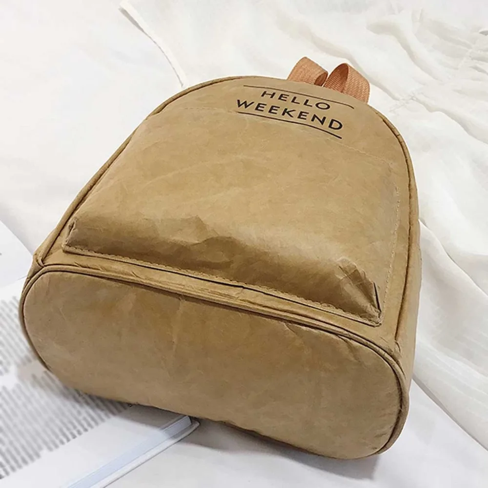 1 шт. легкий крафт рюкзак для хранения водонепроницаемый складной ультралегкий