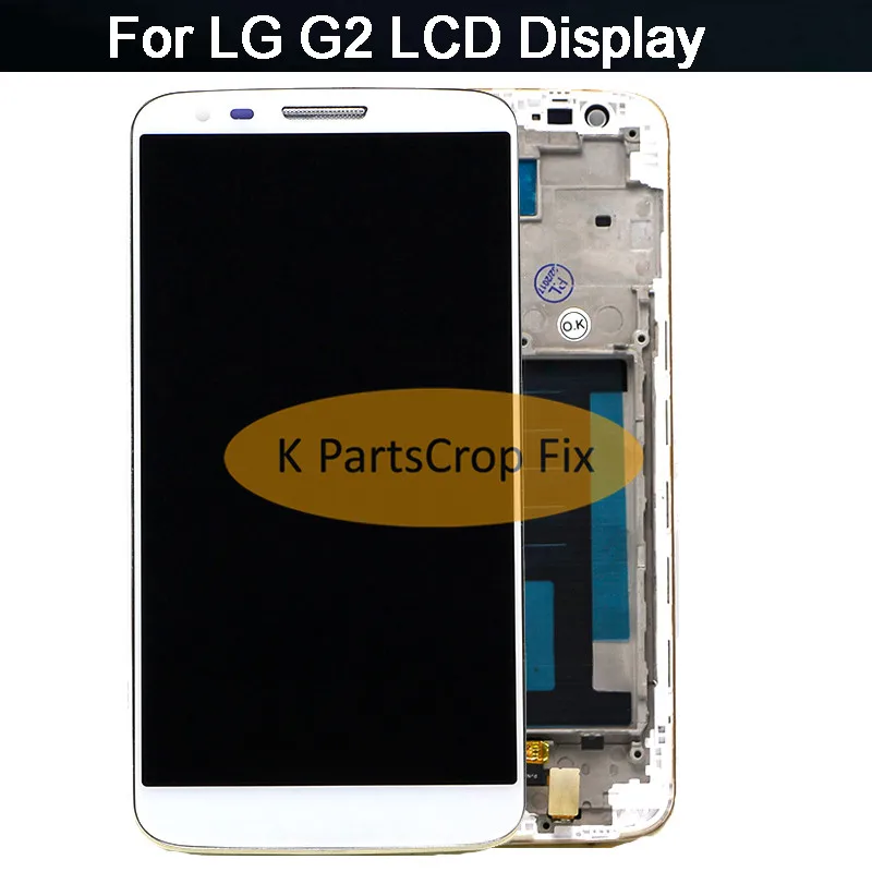 ЖК дисплей 5 2 дюйма для LG G2 D802 сенсорный экран с рамкой дигитайзер в сборе D800 D801 D805