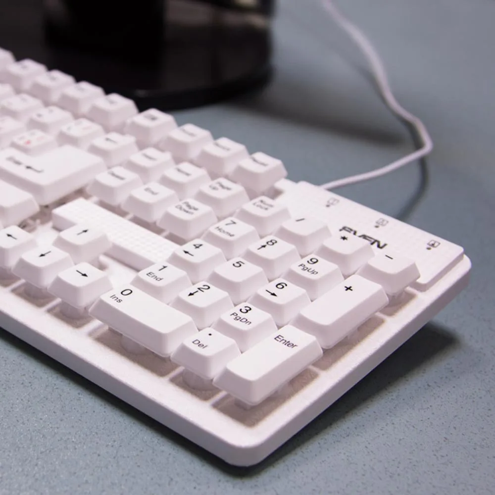Клавиатура SVEN Standard 301 USB белая (105кл.)|Клавиатуры| |