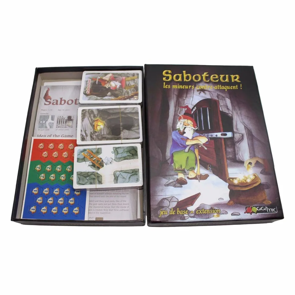 Saboteur 1 + 2 версия карточная игра на английском языке|card game|saboteur 2saboteur |