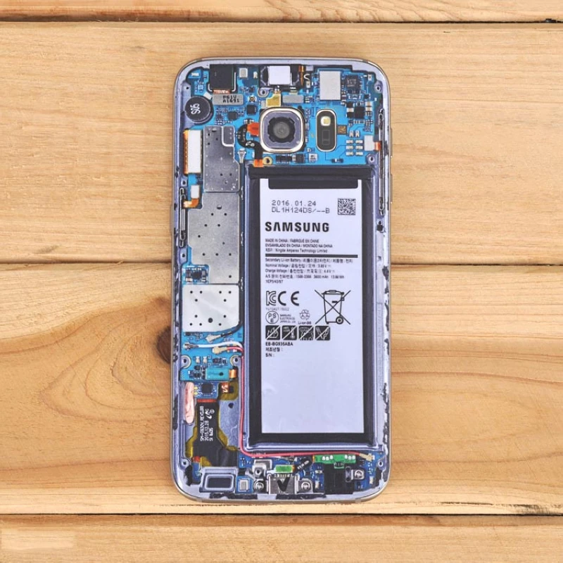 for Galaxy S7 2 шт. для samsung Galaxy Note 9, 8 чехол, наклейка на заднюю панель, текстурированная крышка, компонентный эффект, декор для samsung Galaxy S9, S8 Plus, S7 Edge - Цвет: for Galaxy S7