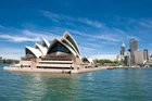 Laeacco студийный фон для фотосъемки с изображением сиднейской оперы, Австралии, реки и детей