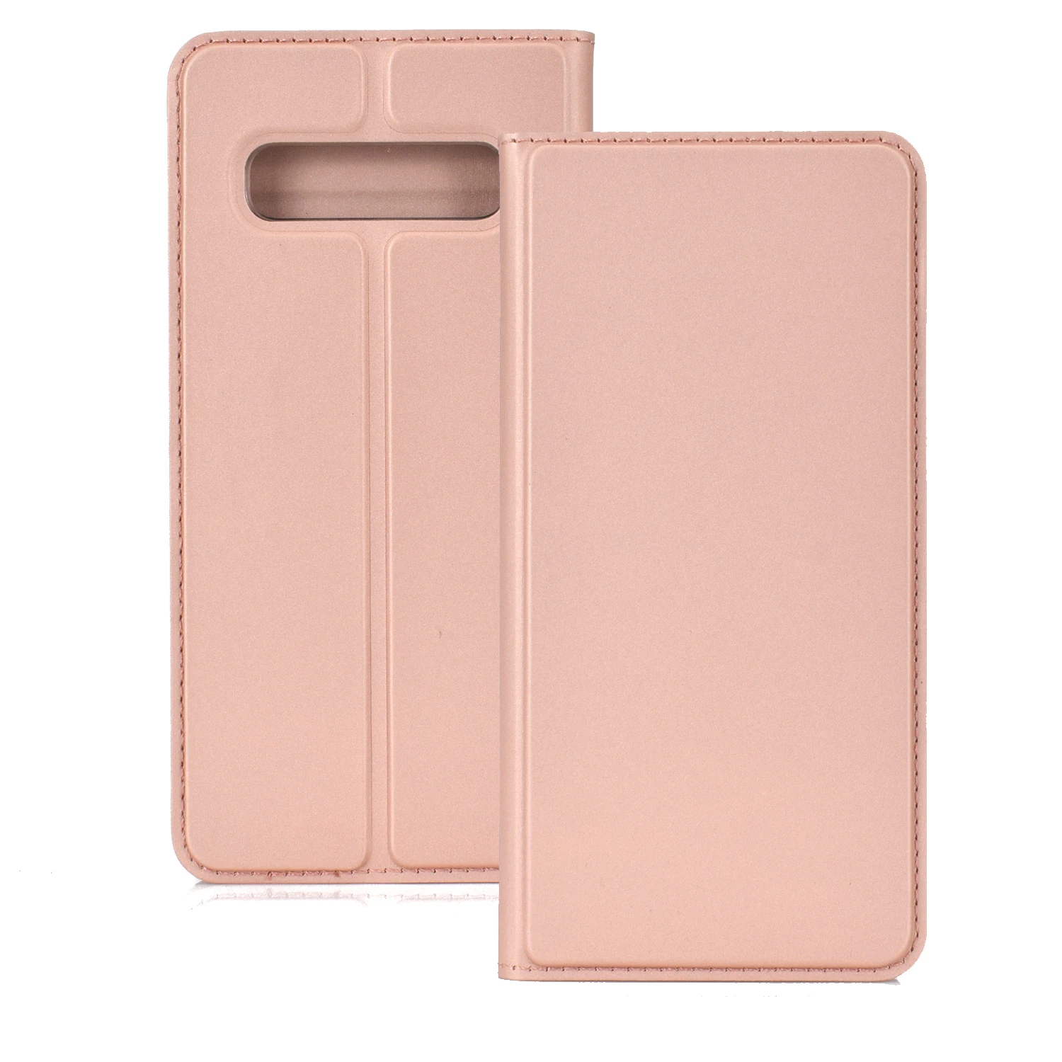 Ультратонкий Мягкий чехол-книжка из гладкой кожи на магните для samsung Galaxy S10 S9+ S8 A50 A70 A8 держатель для карт с подставкой