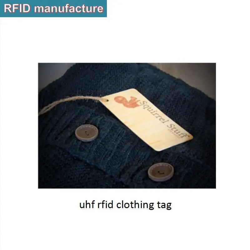Длинный диапазон uhf rfid бирка для одежды alien h3 860-960 МГц работает с портативным