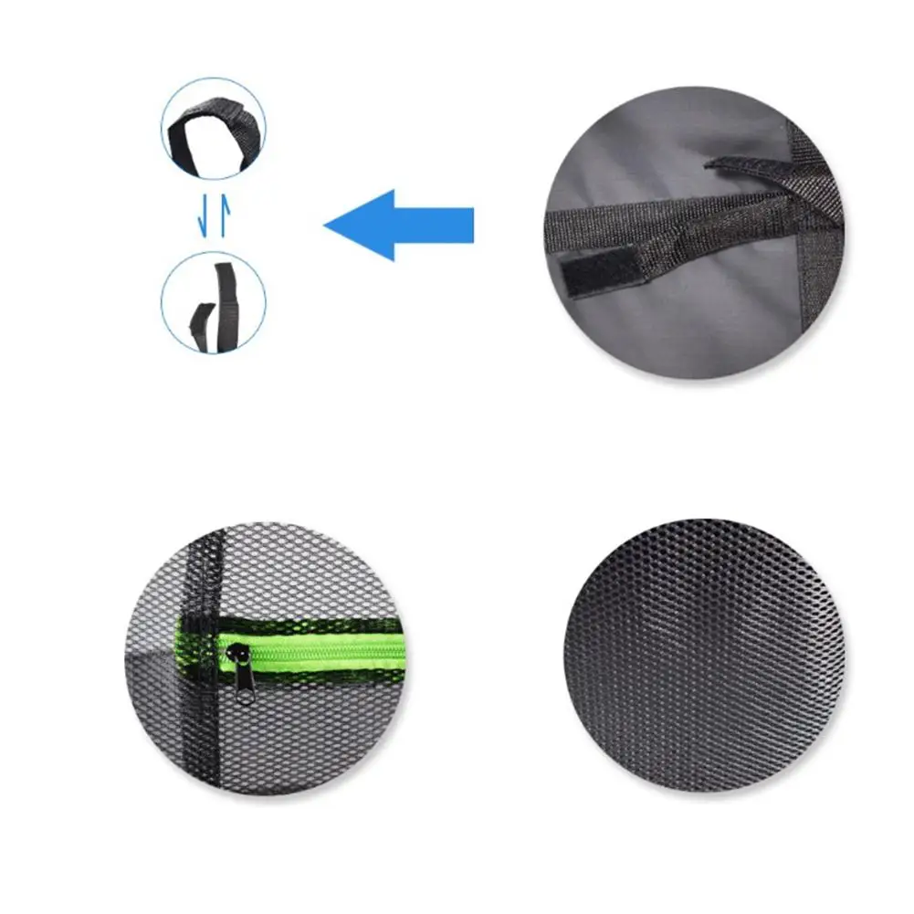 

Hanging Basket With Zipper Folding Dry Rack Herb Drying Rack NET Dryer 4/6/8 Layer 0.6M Black W / Green Zipper Mesh Hydroponics