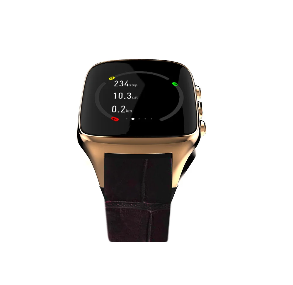 gold Gps smartwatch X01, монитор сердечного ритма, wifi, 8 ГБ, 2МП камера Поддержка sim-карты bluetooth фитнес-трекер для huawei xiaomi SAMSUNG - Цвет: gold