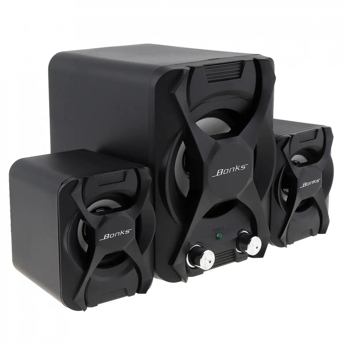 Комбинированные динамики для ноутбука Bonks K2 черный сабвуфер с мощной