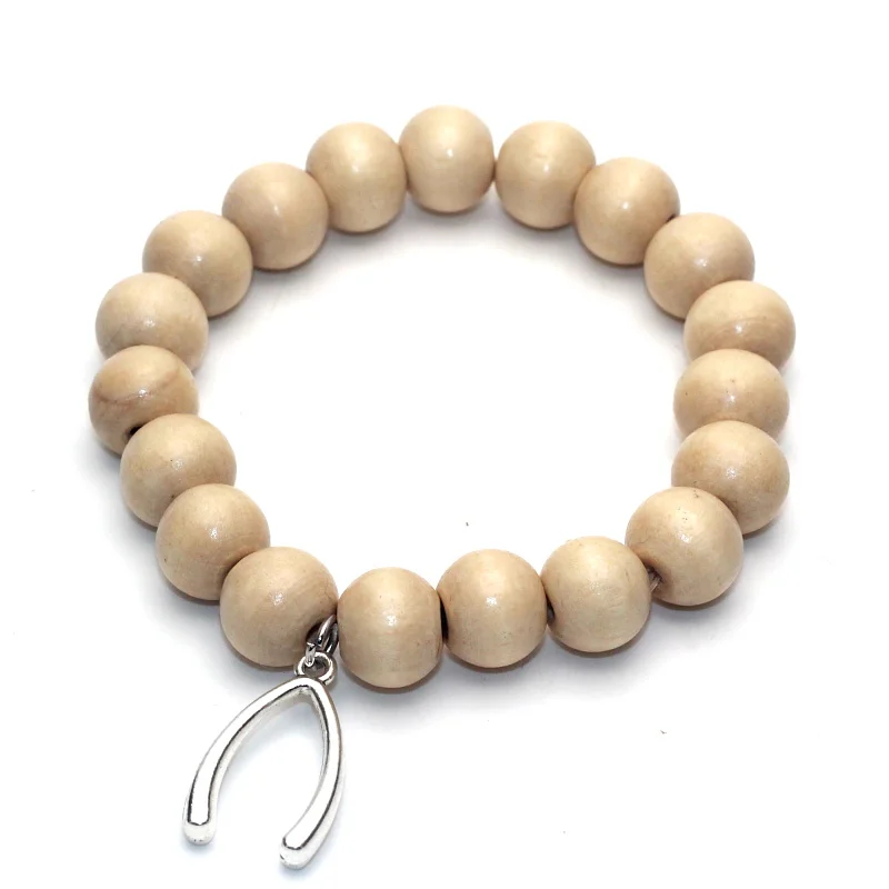 Бусины 12 мм браслет Талисман из бамбукового дерева для йоги Будда Хамса Шарм с