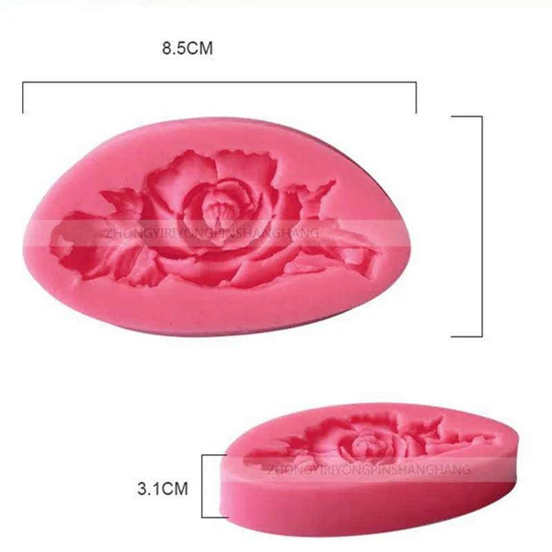 Силиконовые формы в форме лепестков розы помадка форма для печенья шоколада