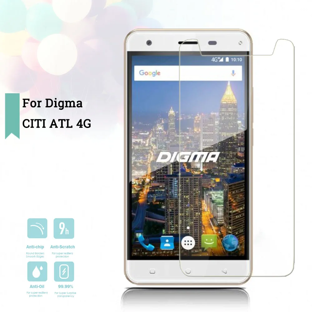 2.5D 0 26 мм Ультра тонкое закаленное стекло Digma CITI ATL 4G усиленная защитная пленка