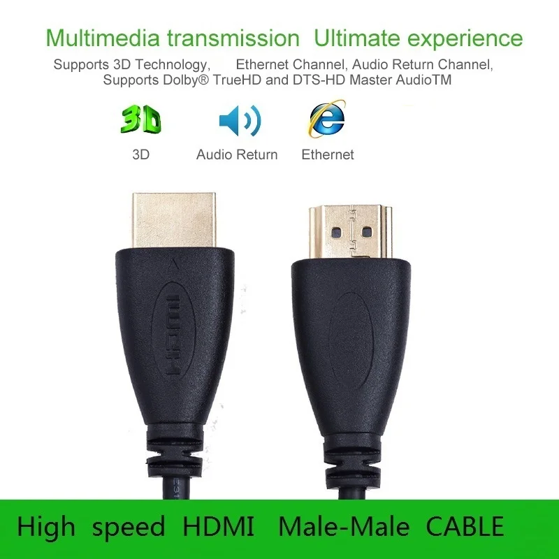 SL Высокоскоростной HDMI кабель 1,5 m-2,0 Ultra HD 4K категория-Ethernet, аудио обратный канал, 3D, 1080 P-Xbox playstation PS3/4