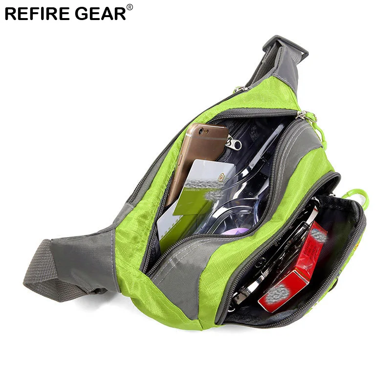 Уличная поясная сумка Refire Gear спортивная водонепроницаемая легкая нагрудная с