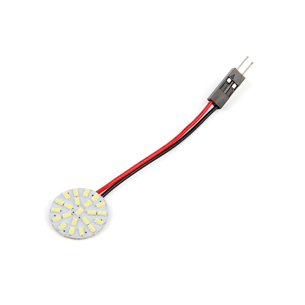 Универсальная автомобильная светодиодная лампа 22SMD 1206 T10 BA9S W5W C5W lammp blub круглая