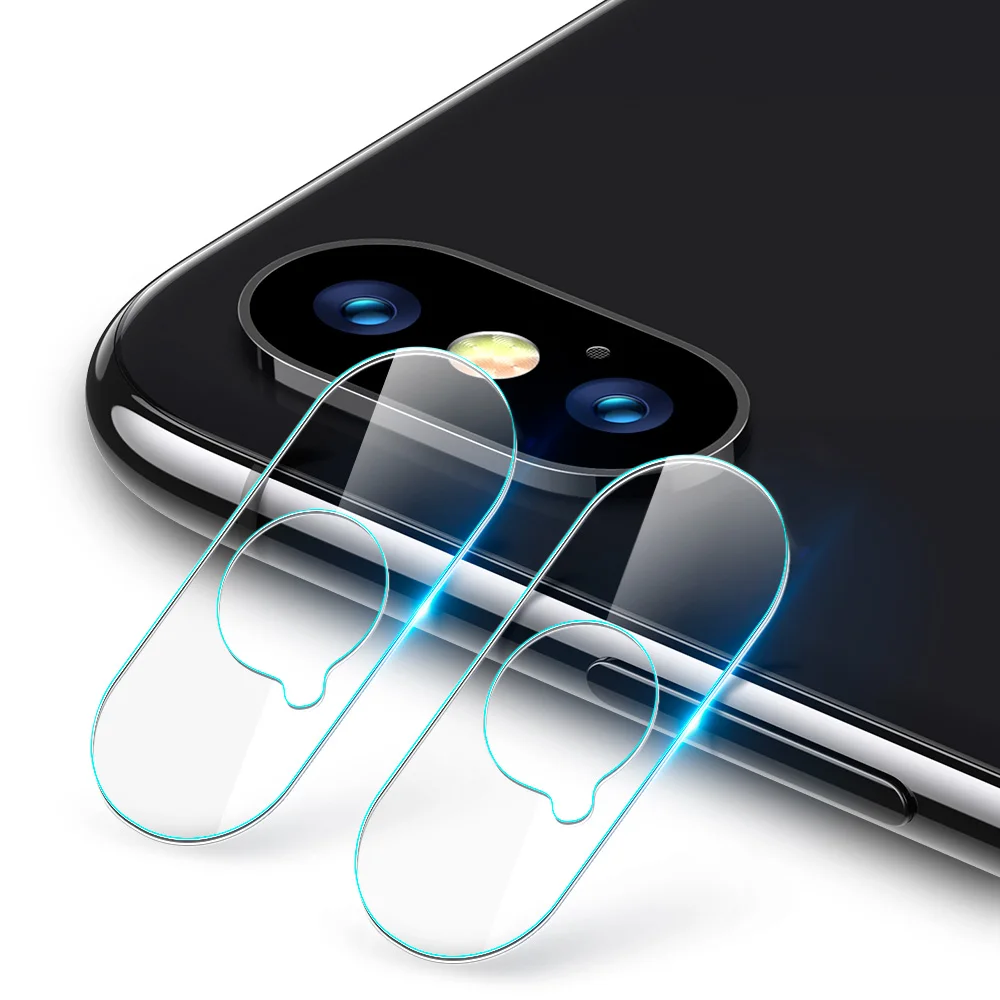 ESR 2 шт./лот объектив камеры закаленное стекло протектор экрана для iPhone X Xs Max полное покрытие прозрачная задняя камера Len защитная пленка