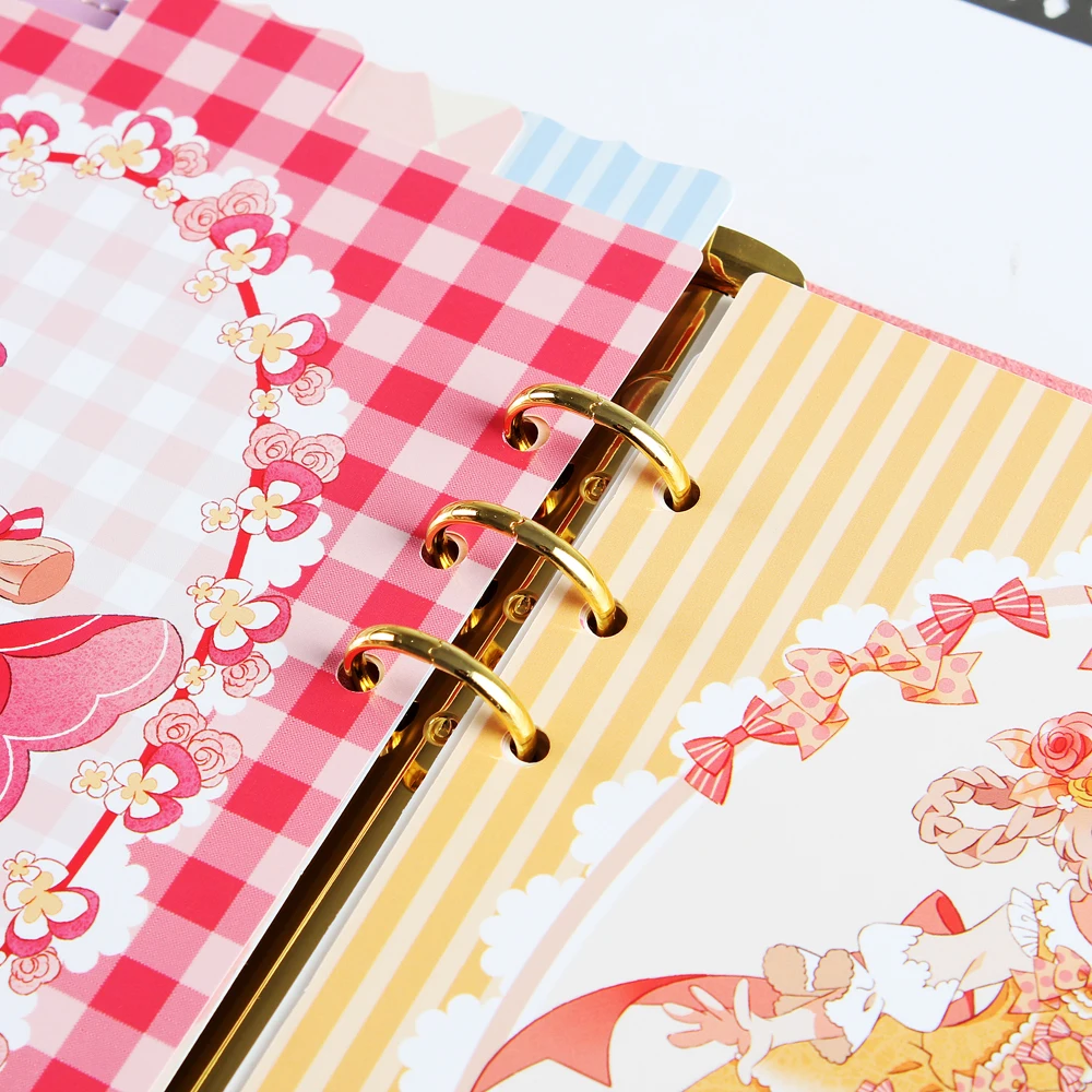 Оригинальный креативный школьный ученик спиральный переплет с 6 отверстиями для