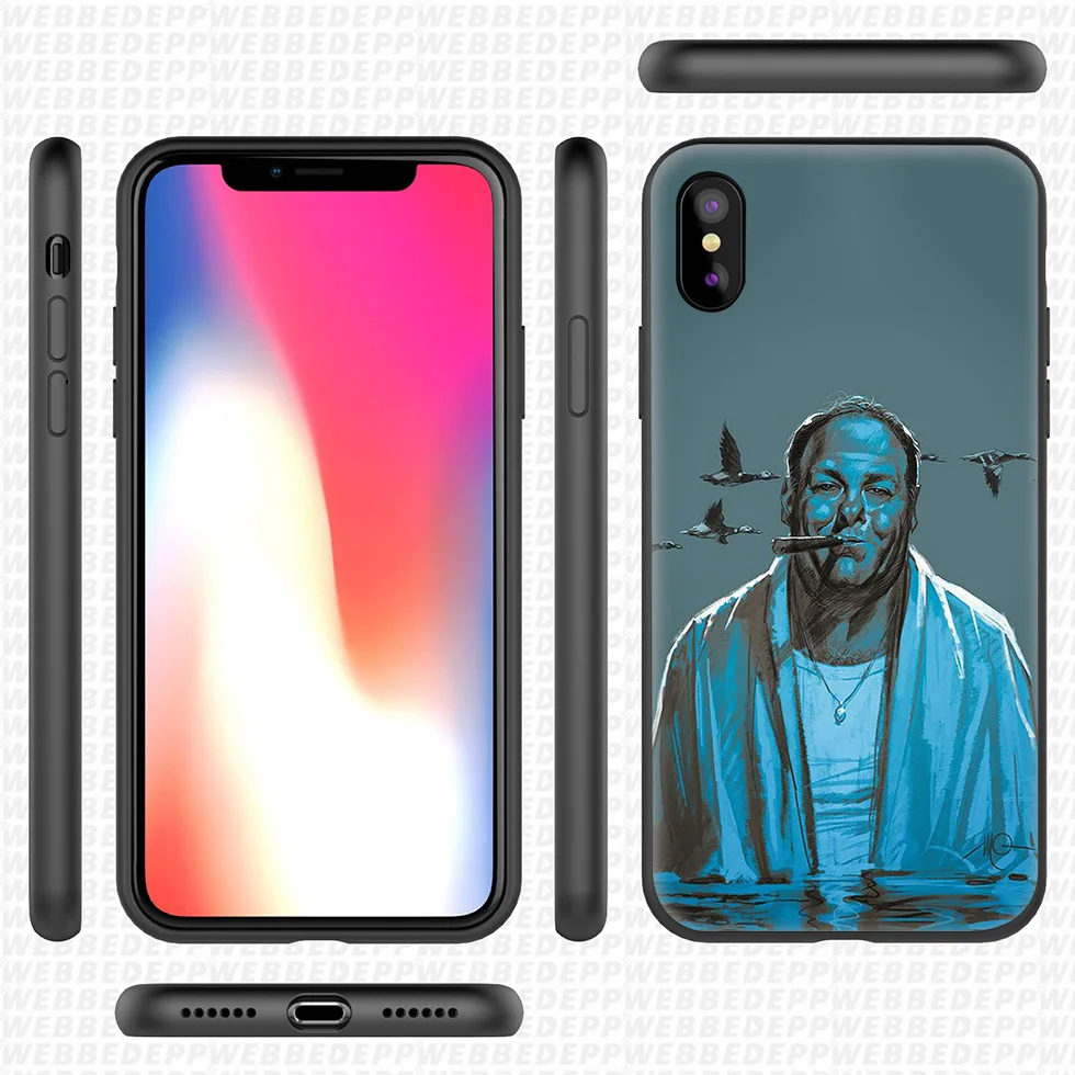 WEBBEDEPP Мягкий силиконовый чехол для ТВ-шоу Sopranos iPhone 11 Pro Xr Xs Max X или 10 8 7 6 6S Plus 5 SE |