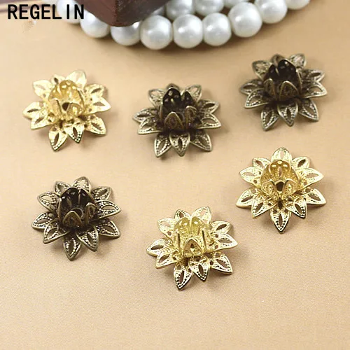 REGELIN lotus Красивая подвеска на ожерелье браслет 20 шт. 16 мм Сделай Сам Изготовление