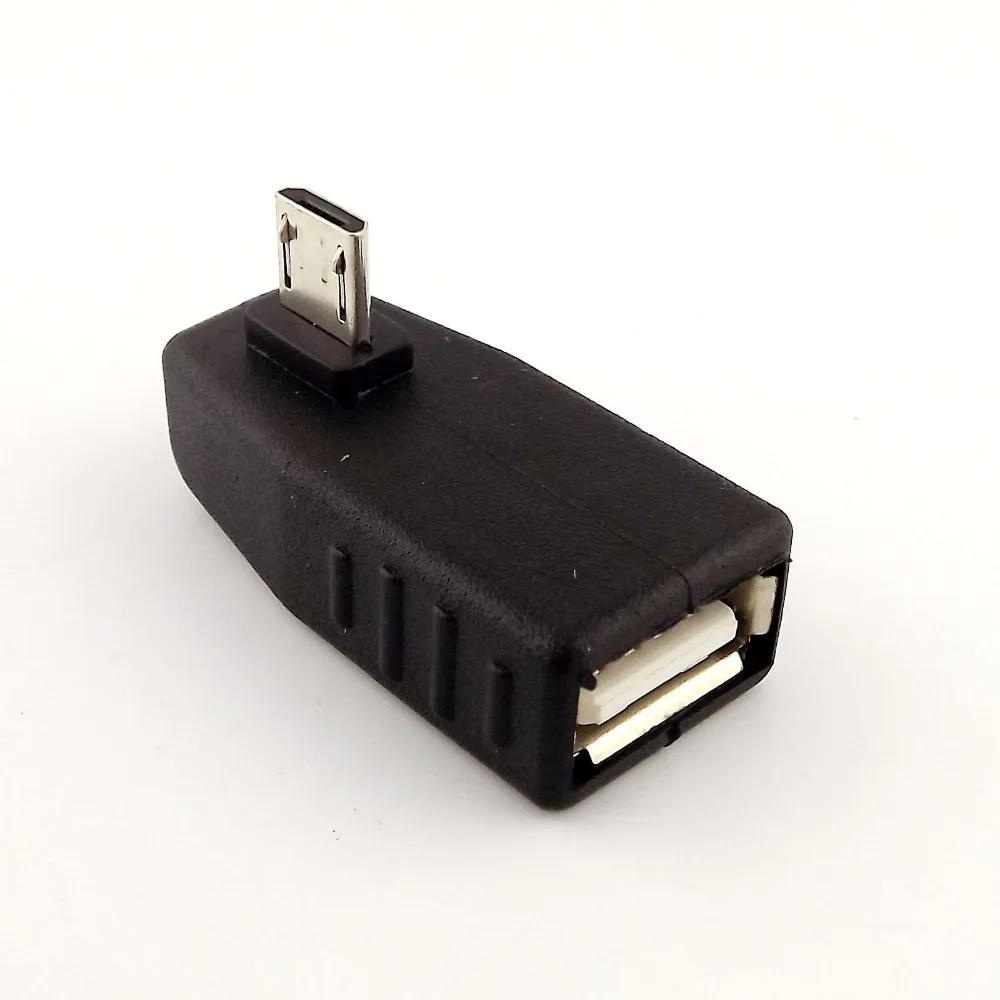 1 шт. правый угол Micro USB 5 Pin B штекер 2 0 A Женский хост адаптер OTG|pin pin|pin 5pin micro usb |