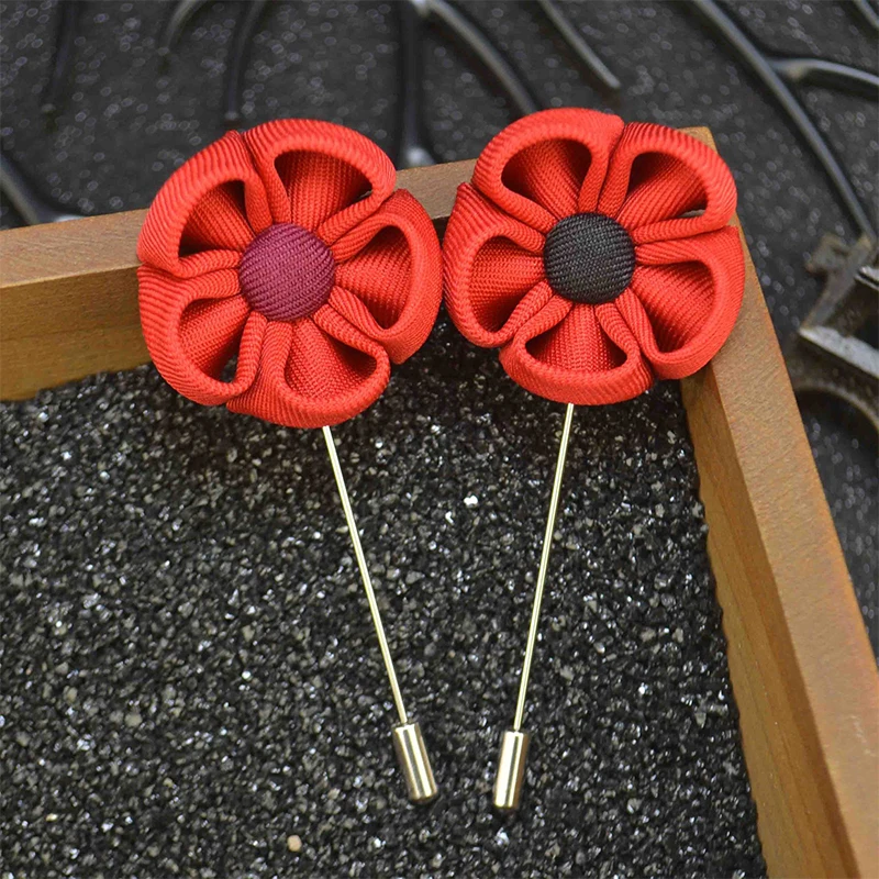 Изделия ручной работы mdiger цветочный брошь на шпильке для мужские свадебные