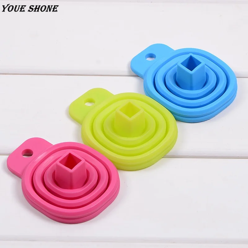 Практичный складной воронковый Хоппер силиконовый чистящий гель кухонный