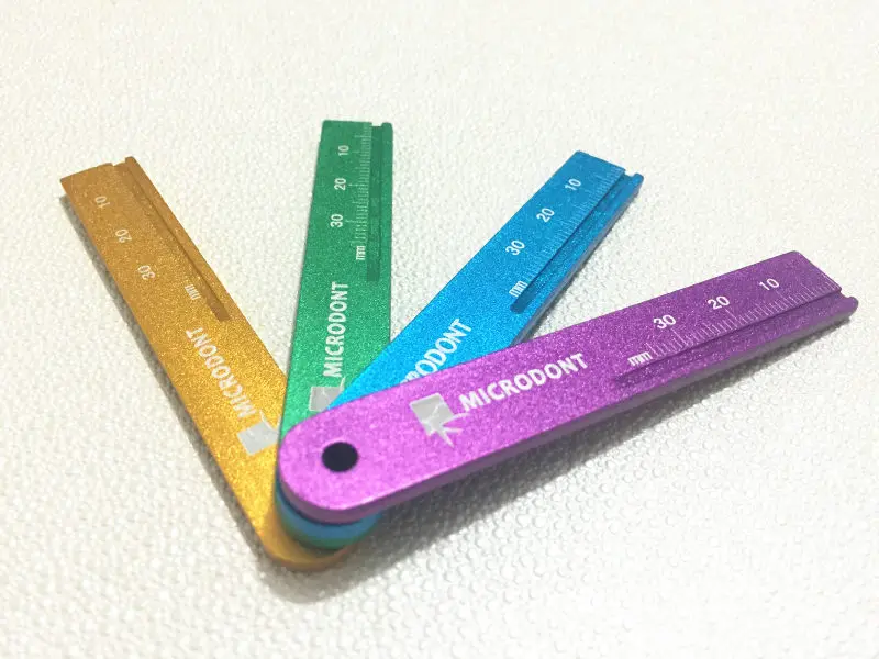 Стоматологическая эндодонтическая шкала измерения пульса Gutta Percha Point Ruler B047|gutta