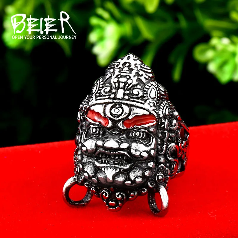 Мужское кольцо на удачу от Beier из нержавеющей стали с уникальным дизайном