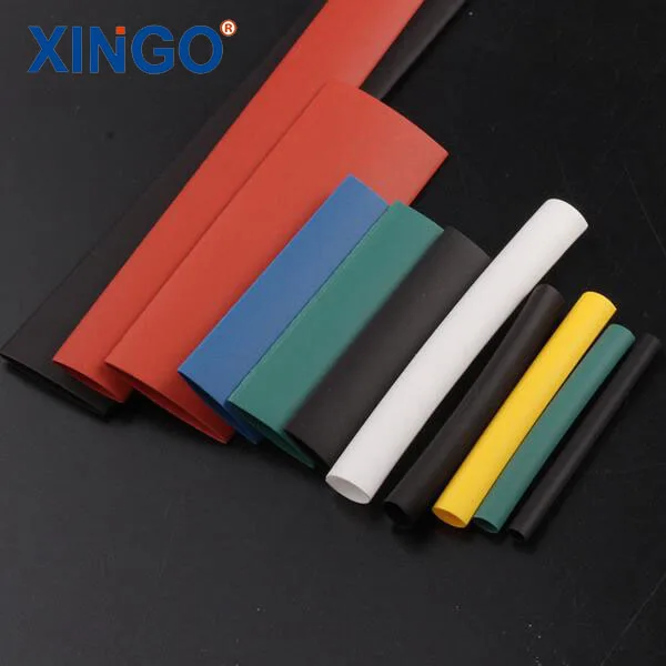 6 видов цветов 300 шт полиолефиновые 2:1 БЕЗГАЛОГЕННЫЕ Термоусадочные трубки