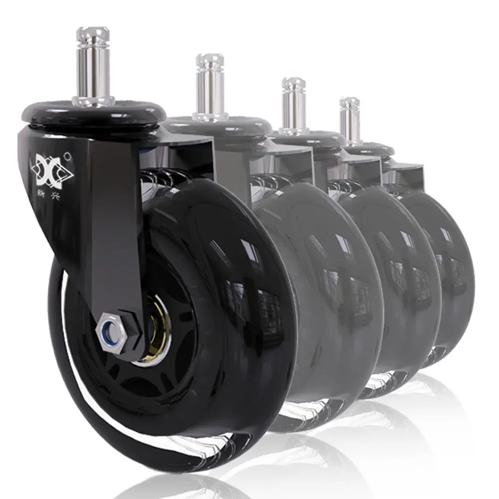 Вращающееся на 360 градусов Поворотное Колесо из ПУ универсальное колесо для