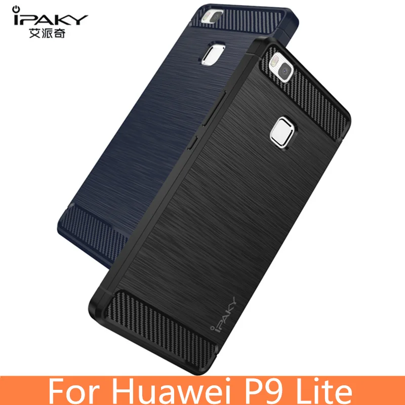 Чехол для Huawei P9 Lite оригинальный брендовый гибридный защитный IPAKY из силикона и