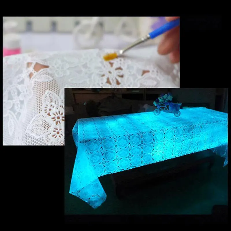 10 шт./компл. ночного неба Цвета: голубой люминисцентный фосфорный порошок Порошок