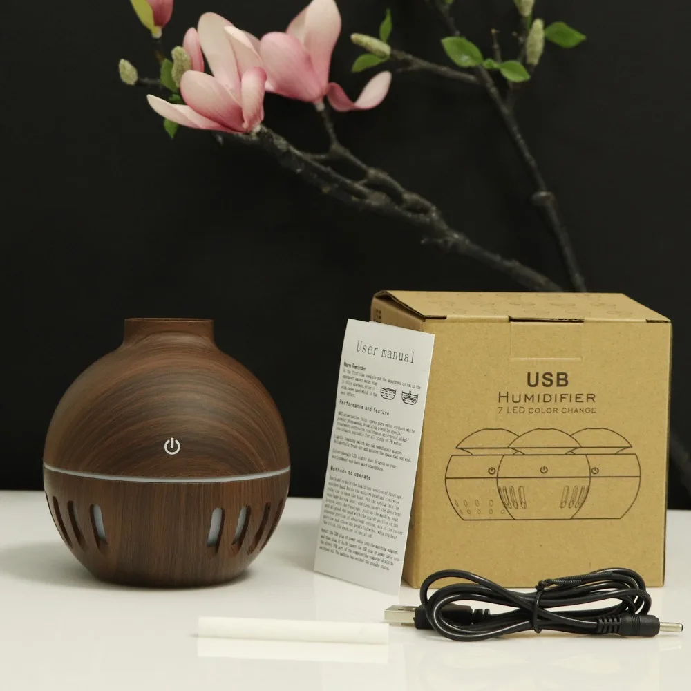 130 мл ультразвуковой увлажнитель воздуха мини USB Арома эфирное масло диффузор
