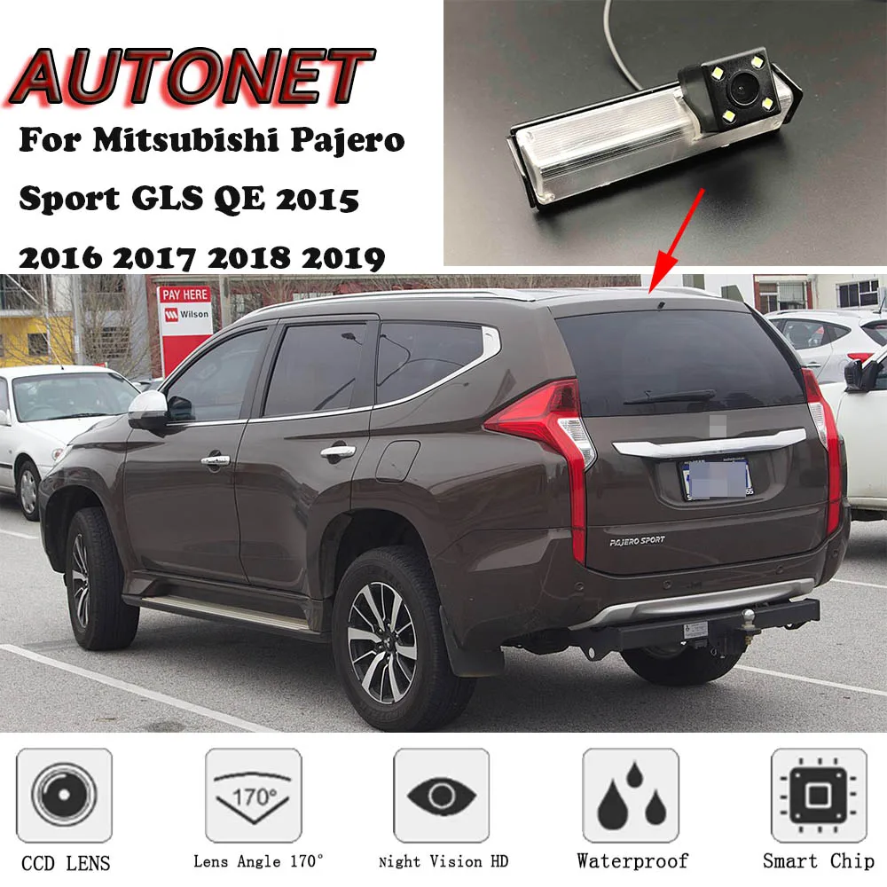 Камера заднего вида для Mitsubishi Pajero Sport GLS QE 2015 2016 2017 2018 CCD/камера ночного