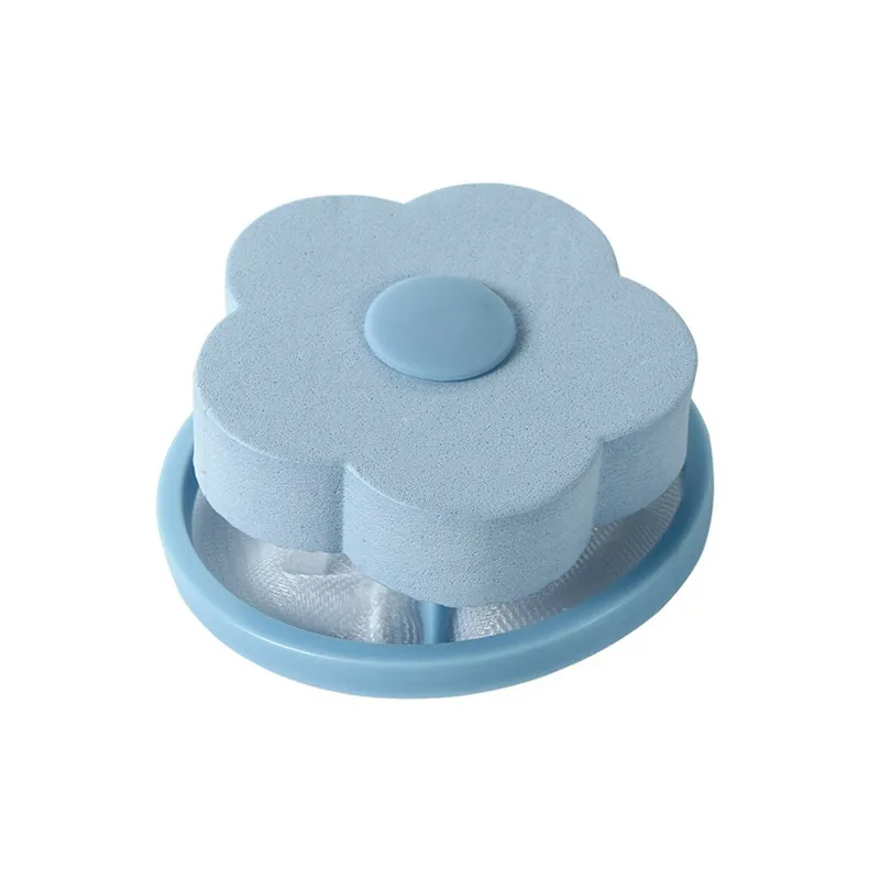 Flower Blue 1pc Удаление волос Catcher фильтр сетчатый мешок очистка шарики мешок анти-узел грязного волокна коллектор фильтр стиральной машины Прачечная мяч - Цвет: Flower Blue 1pc