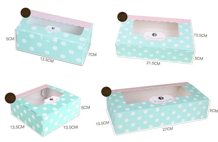 

20 Kraft Paper cake Box Handmade Soap Party Gift Craft Candy Packaging box paper Brown Cardboard craft plastic window gift Box