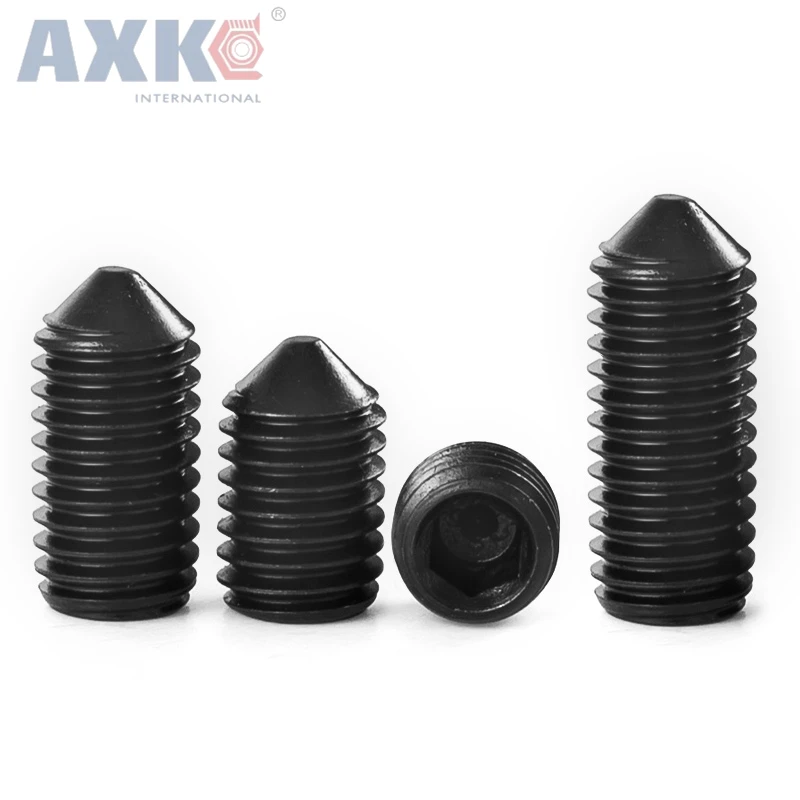 AXK 100 шт m2.5 * 4 8 сталь с черным окись шлицевая Винты без головки коническая
