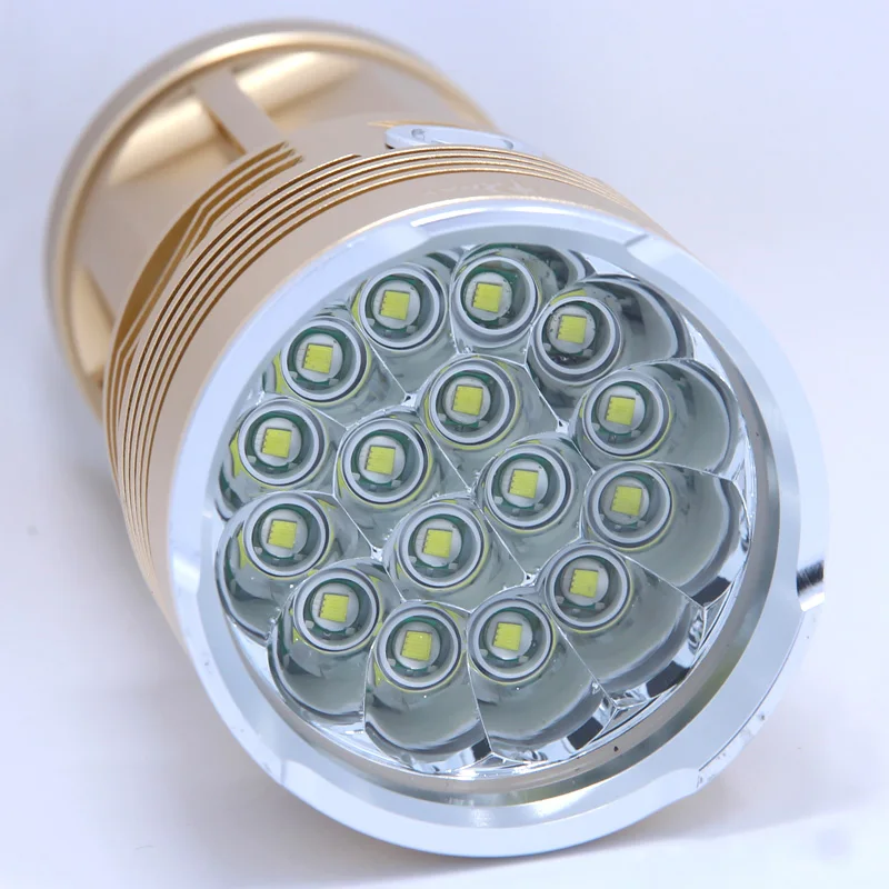 16T6 супер мощный флэш светильник фонарь светодиодная вспышка 38000LM