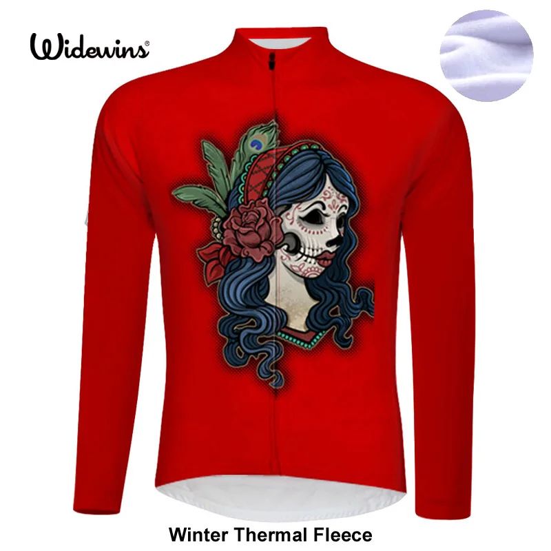 

Queen Winter Warm Fleece Jersey Running Cycling Bike Bicycle Outdoor Sports Clothing Jacket Long Sleeve Wear Wind Coat 5185
