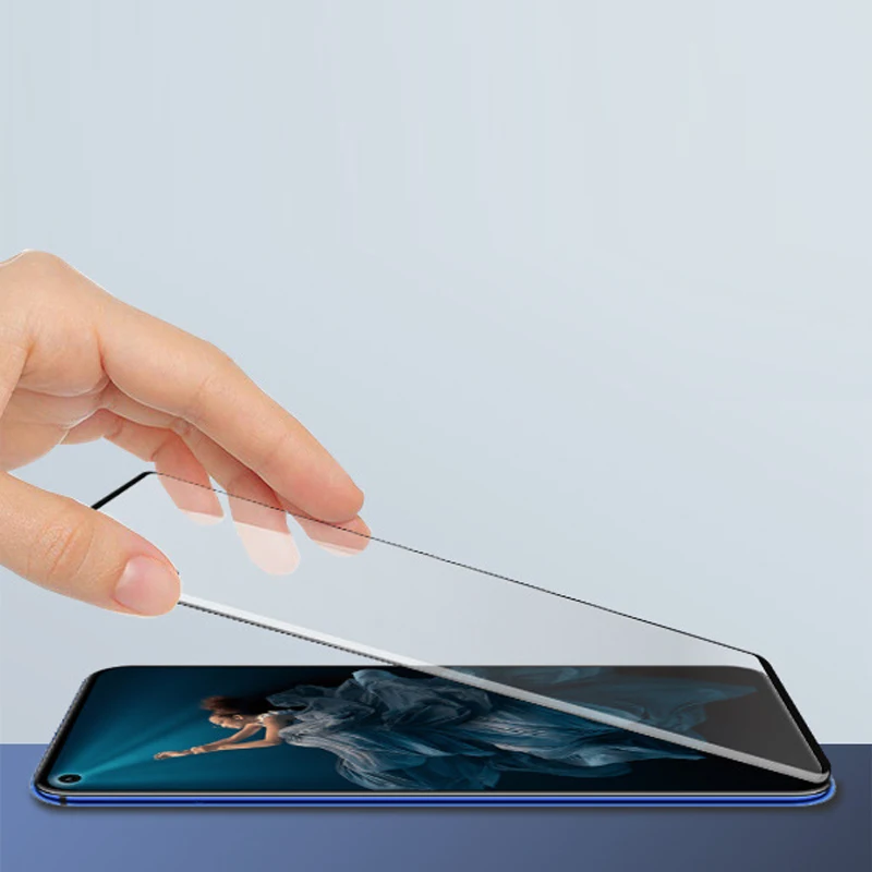 Закаленное 3d стекло для Huawei Honor 20 2 шт. полноэкранная Взрывозащищенная защитная