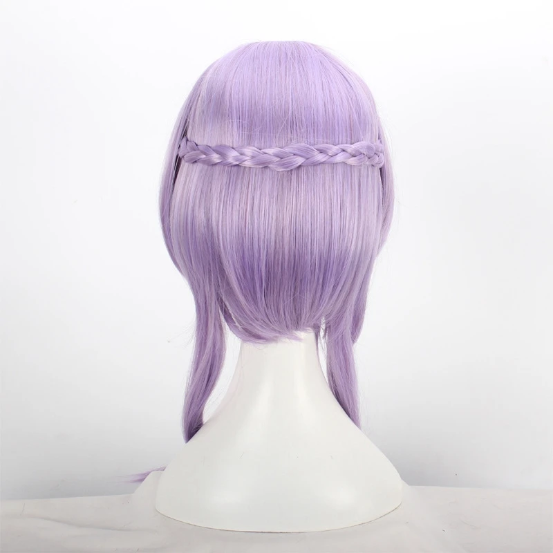 

Seraph of The End Hiiragi Shinoa Cosplay Wigs for Women Female 60cm 23.6" Medium Long Straight Anime Fake Hair Wig Sale Purple