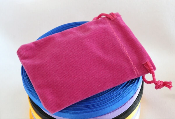 

LANWAYLUCKY 5x7CM 100PC/LOT Velvet Drawstring Jewellry Display Gift Bags Mini ring pendant velveteen Jewelry Packaging Pouches