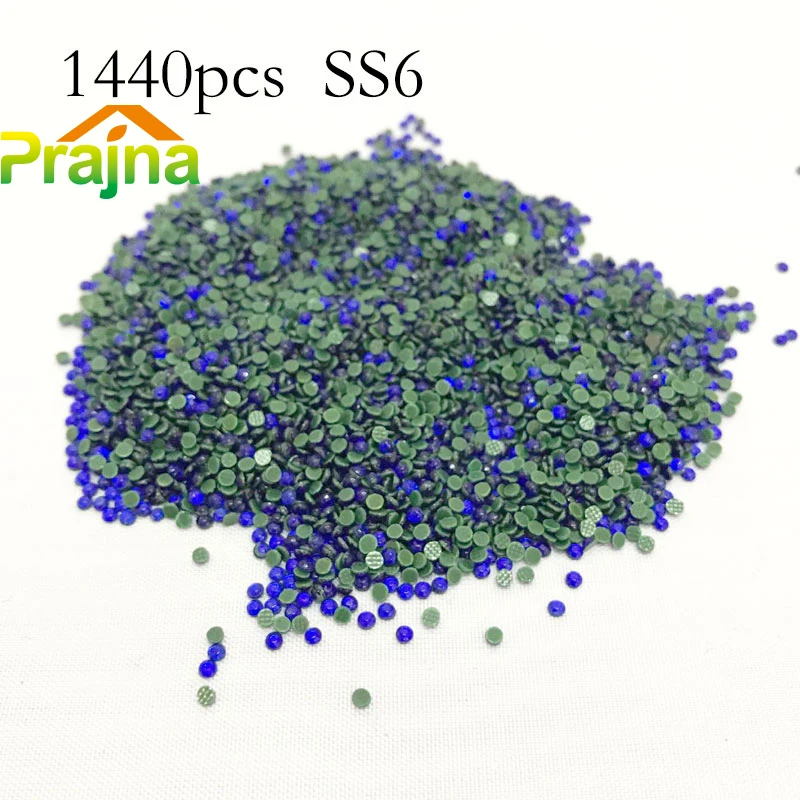 Prajna SS6 1440 шт 2 мм акрил исправление стразы s для одежды свадебные туфли Стразы под