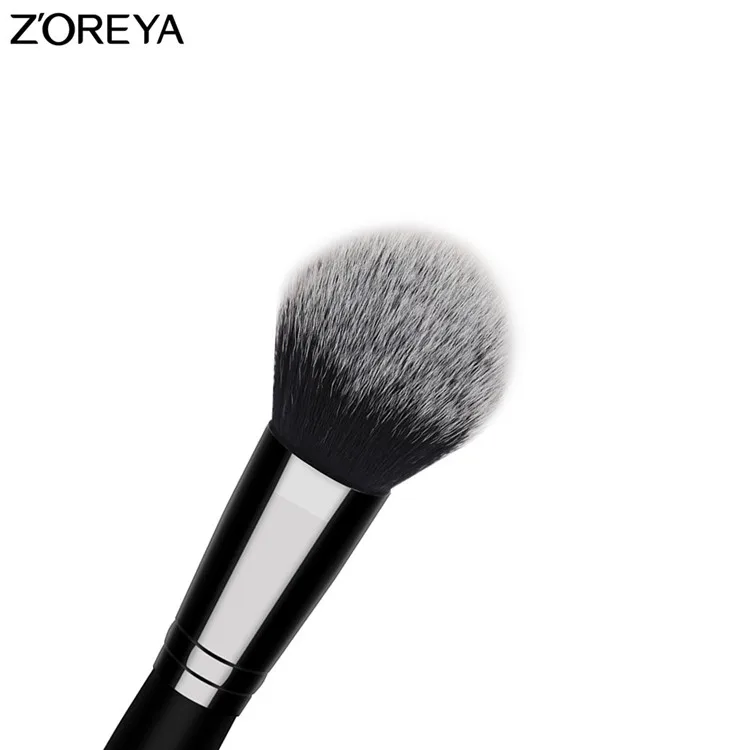 ZOREYA брендовая Кисть для макияжа мягкая кисть для пудры для лица косметический инструмент с элегантной матовой черной ручкой новое поступление