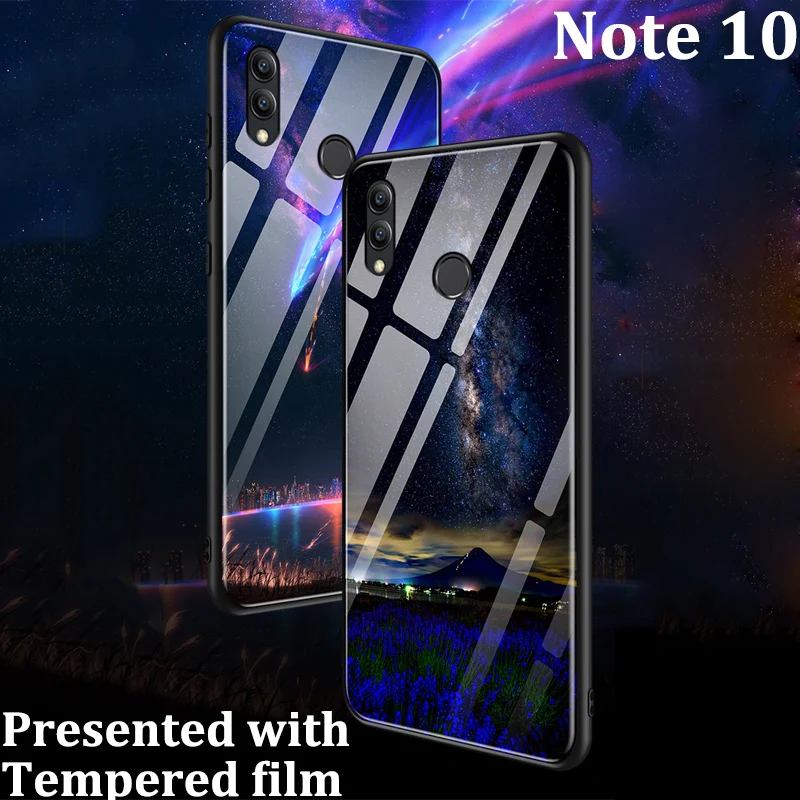 

Чехол для Huawei Honor Note 10, модная задняя крышка из закаленного стекла для Honor Note10, чехлы для телефонов Huawei, задняя крышка