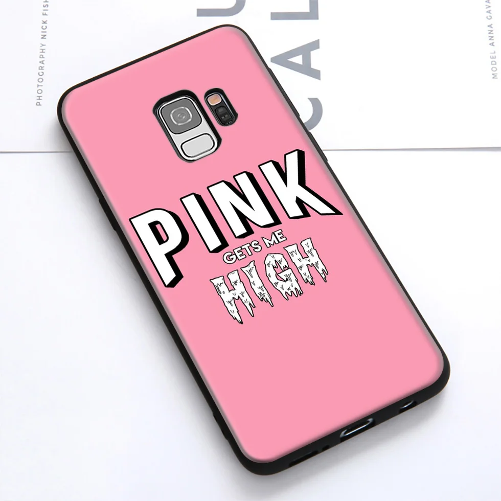 WEBBEDEPP Pink Aesthetics Rose Soft Case for Samsung Galaxy S10 S10e S9 S8 Plus S7 S6 Edge &amp J6 2018 Note 10 9 8 |