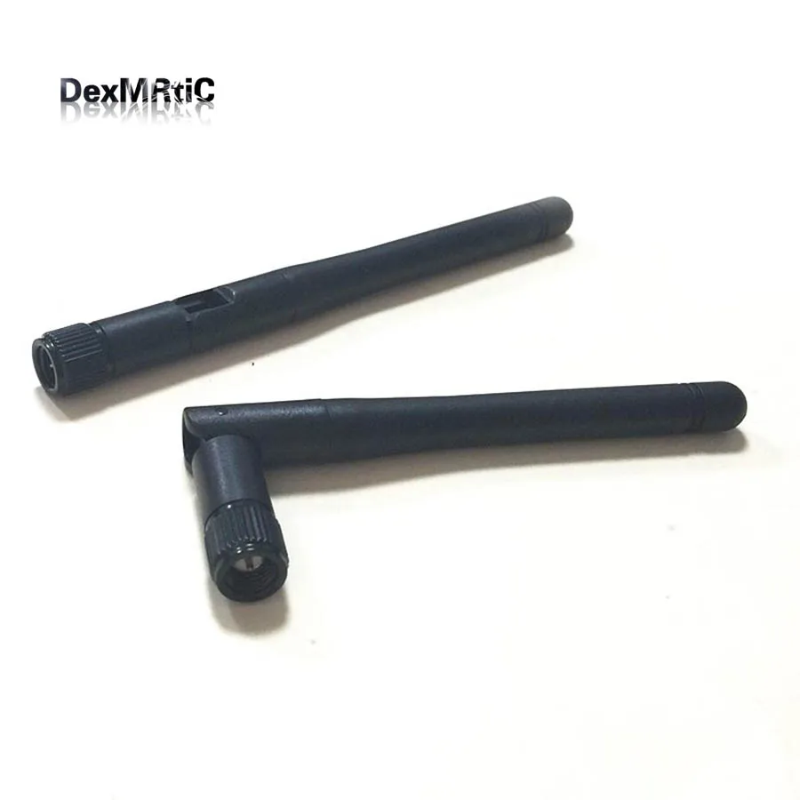 1 шт. 2 4 ГГц 3dBi Wi Fi антенна SMA мужской Беспроводной WLAN черный Omni Складная на высоком