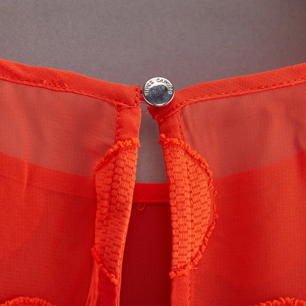 Летняя Повседневная футболка 2017 г. женские модные короткие рубашки шифона в