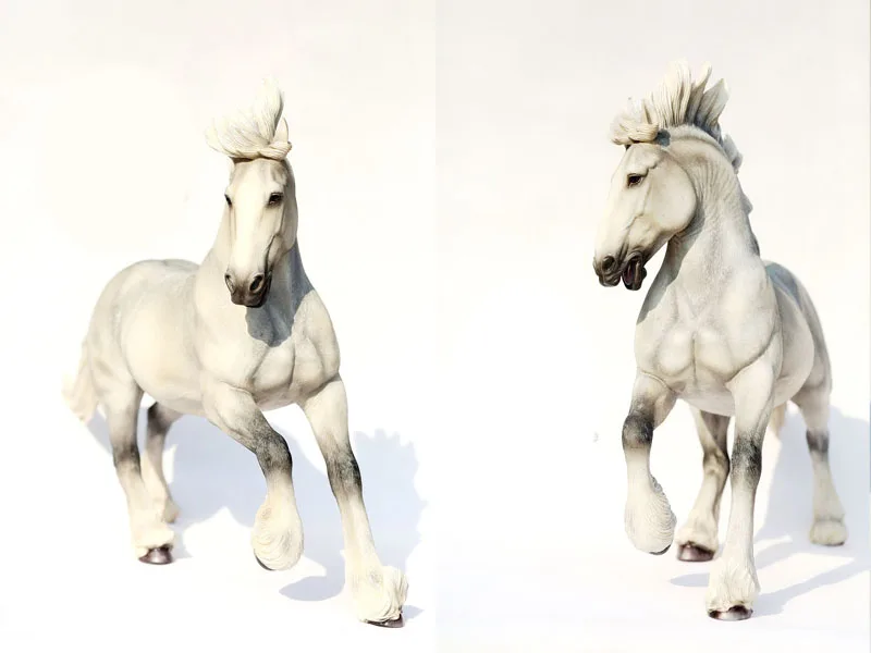Модель шарма Mnotht 1/6 Scale коллекция игрушек Король лошади война из смолы лошадь с