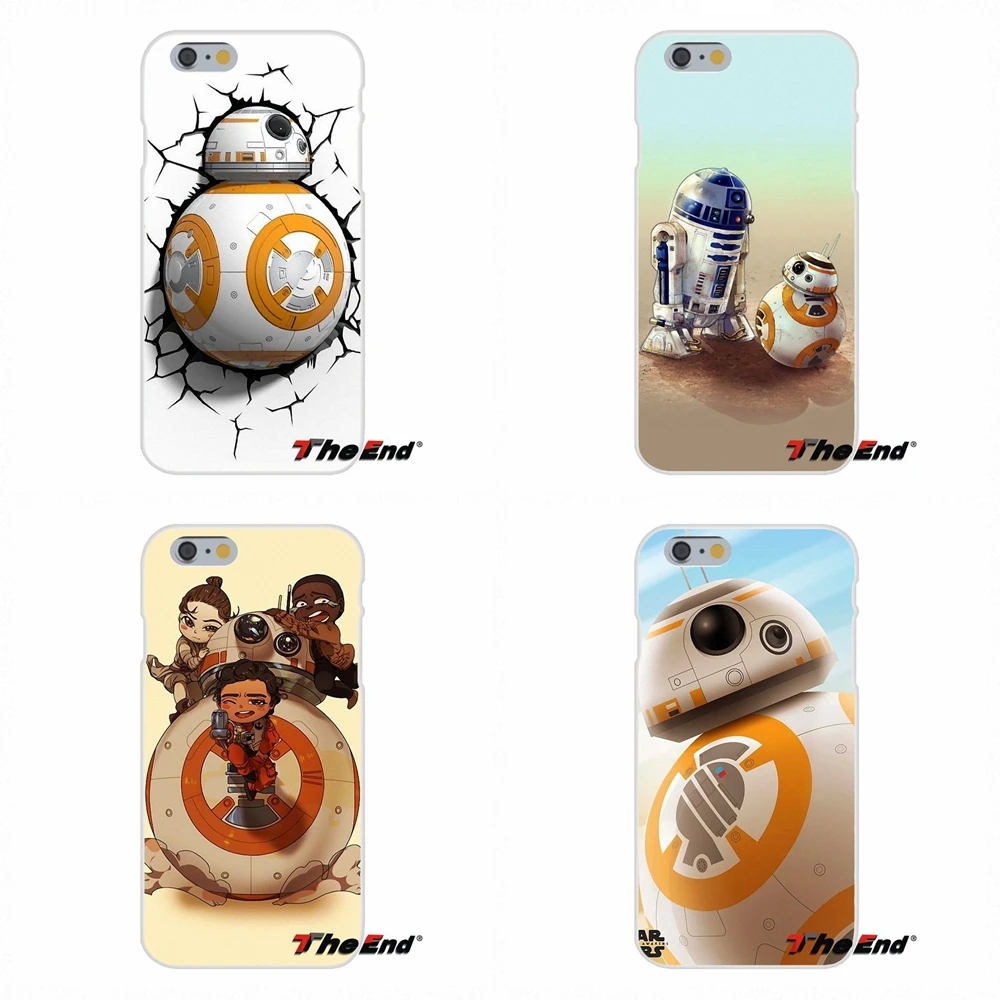 Силиконовый чехол для Samsung Galaxy S3 S4 S5 MINI S6 S7 edge S8 Plus Note 2 3 4 5 Cute Star Wars The Force Awakens BB8 R2D2 |